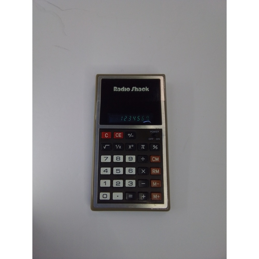 Radio Shack EC-420 Vintage Handheld Calculator VFD Display Cat No 65-636A Tested
